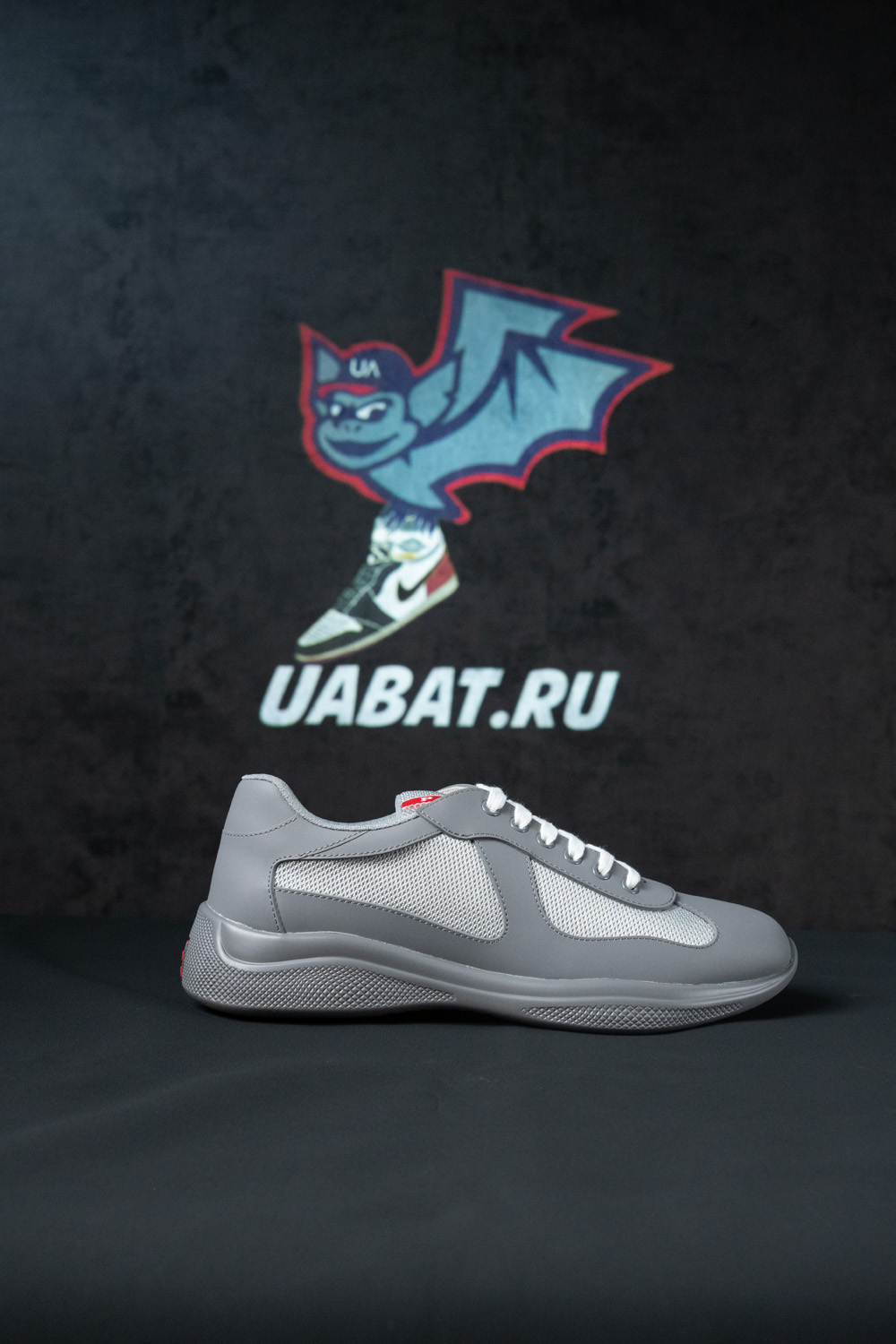 Prada America's Cup Soft rubber and bike fabric sneakers