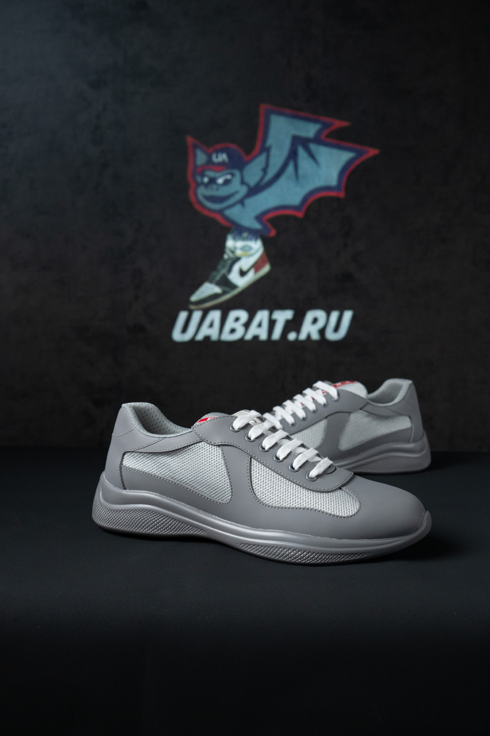 Prada America's Cup Soft rubber and bike fabric sneakers
