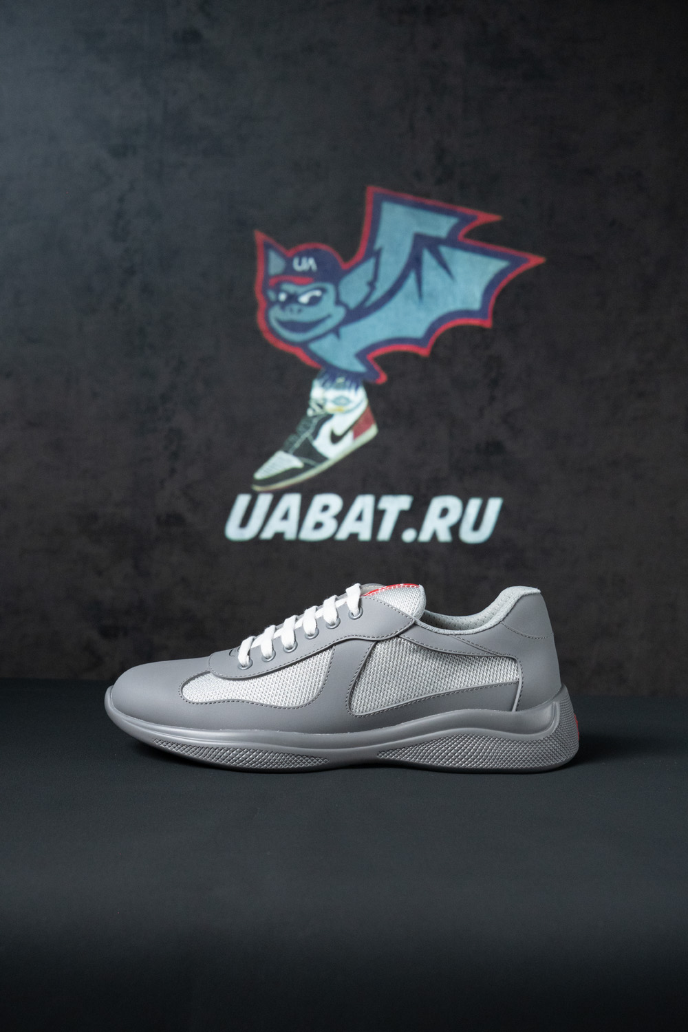 Prada America's Cup Soft rubber and bike fabric sneakers