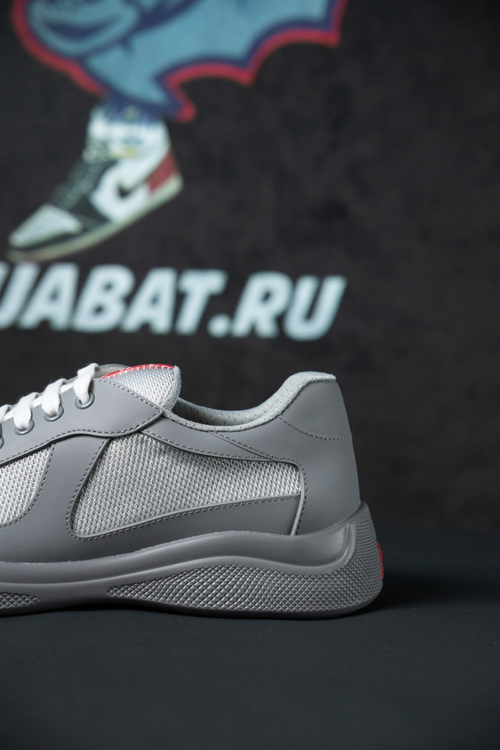 Prada America's Cup Soft rubber and bike fabric sneakers