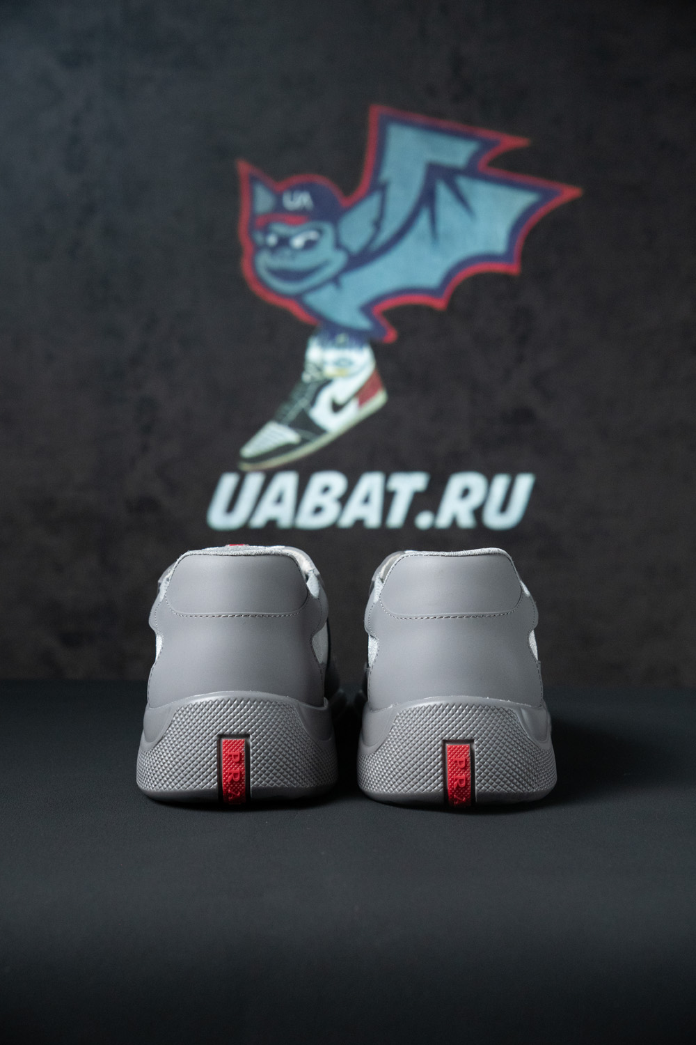 Prada America's Cup Soft rubber and bike fabric sneakers