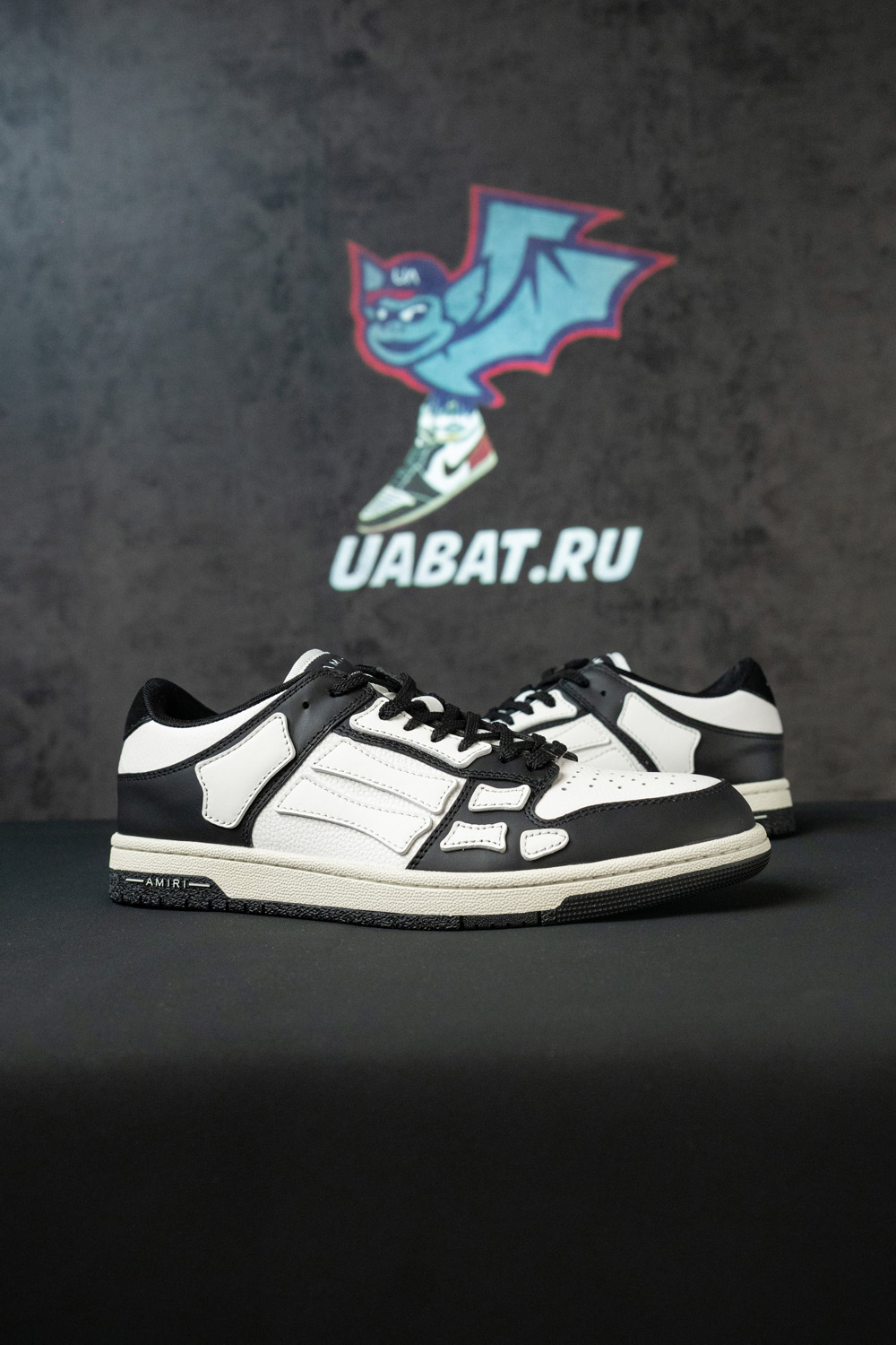 Amiri Skel Top Low ''Black White''