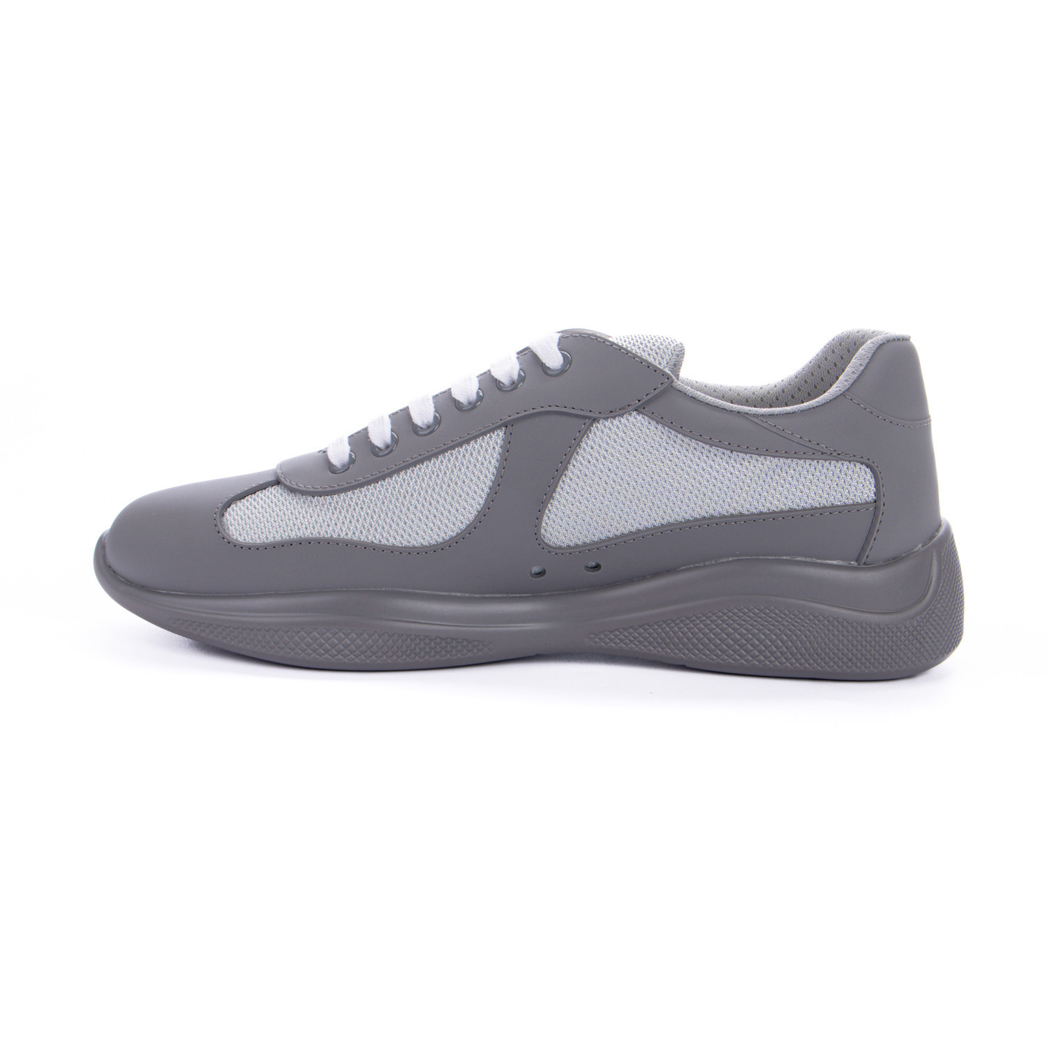 Prada America's Cup Soft rubber and bike fabric sneakers