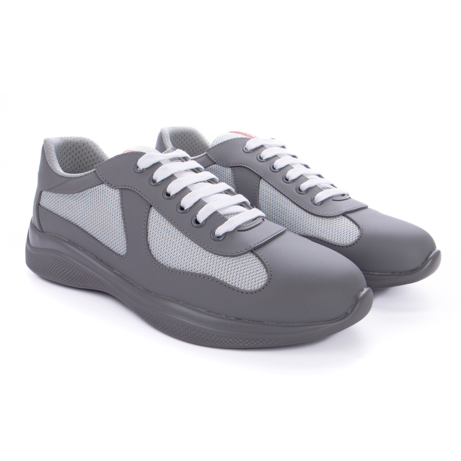 Prada America's Cup Soft rubber and bike fabric sneakers