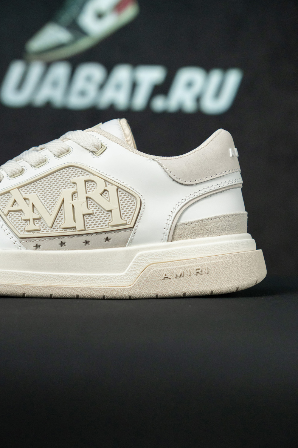 Amiri Classic Low White Pink