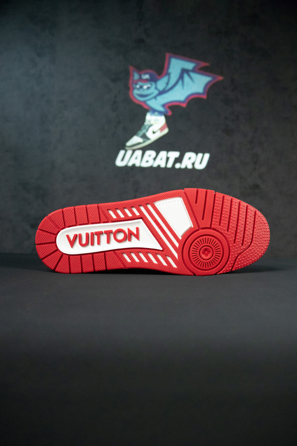 Louis Vuitton Trainer #54 Signature Red White