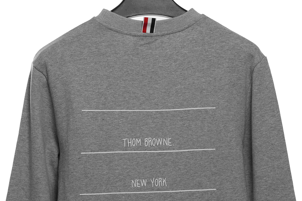 Thom Browne Classic Back Digital Print Sweatshirt