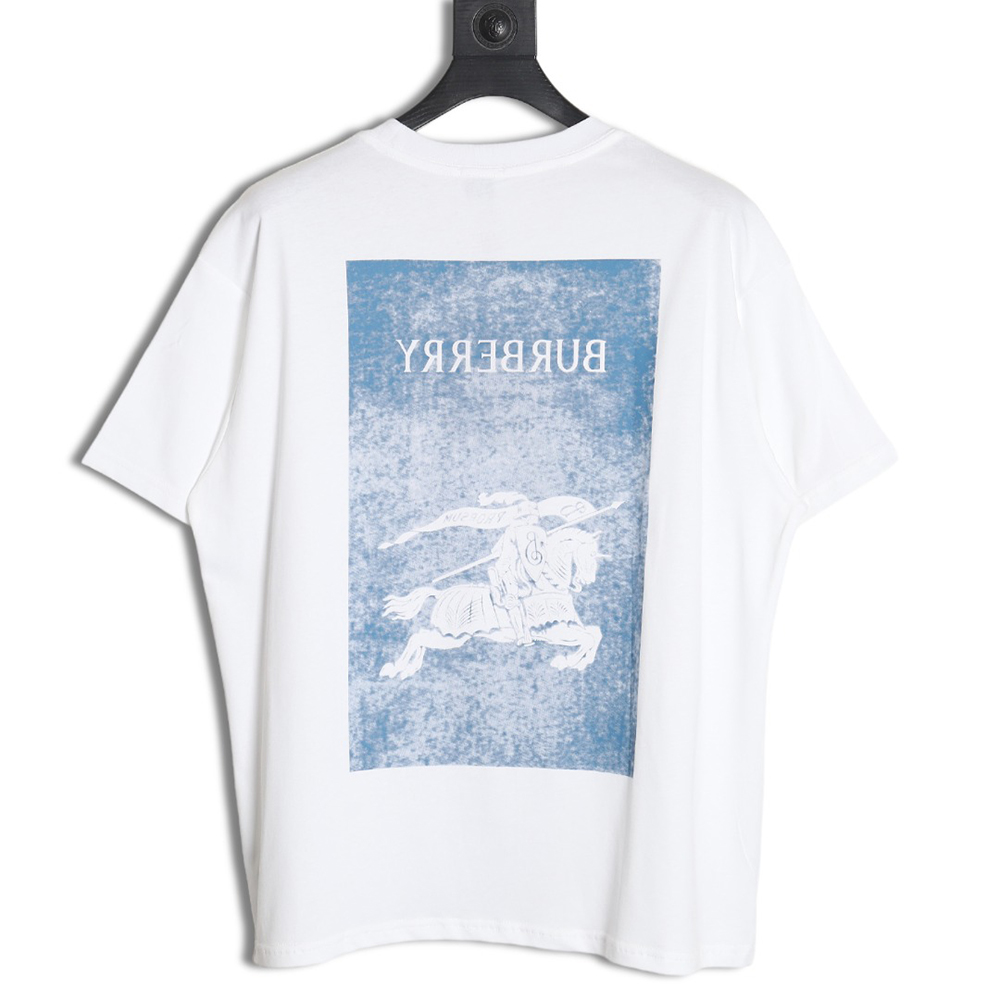 Burberry Horse Knight Digital Print Short Sleeve T-shirt
