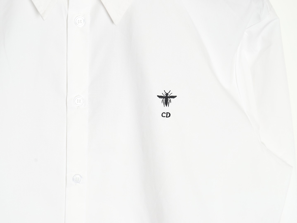 DIOR 19SS Dior bee embroidered shirt
