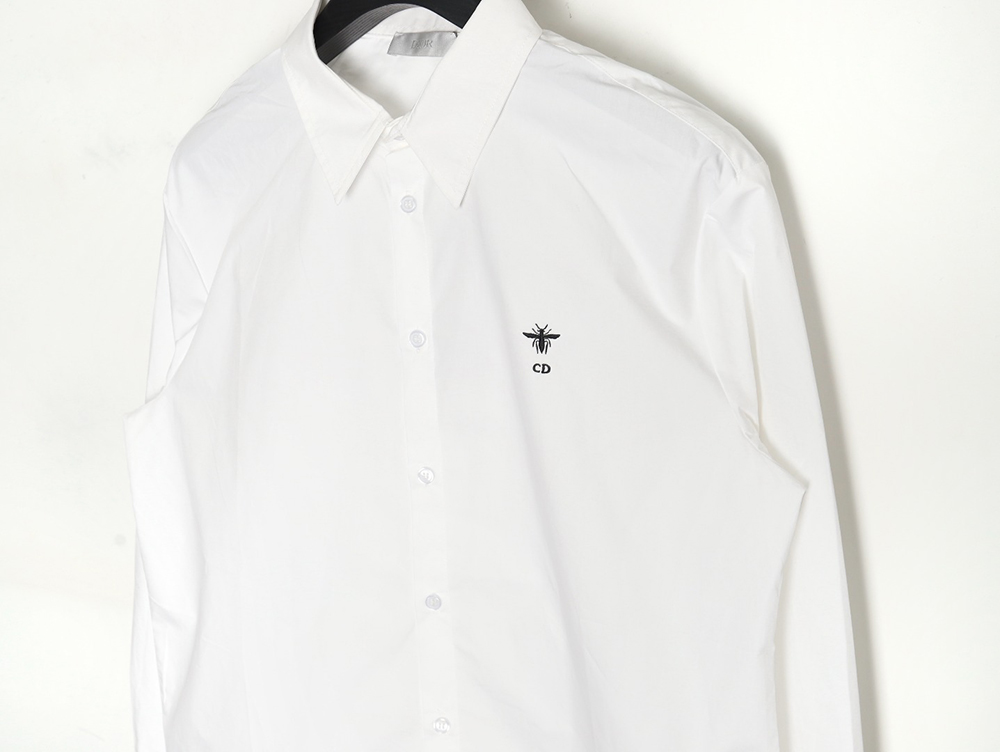 DIOR 19SS Dior bee embroidered shirt