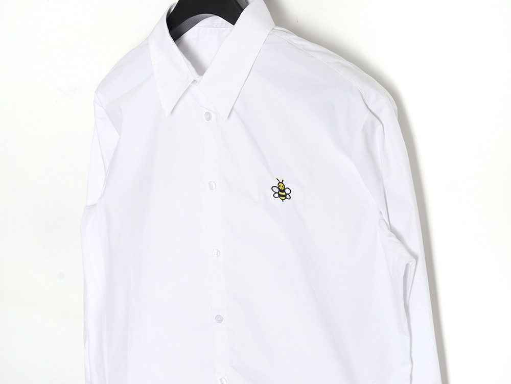 DIOR 19SS Dior bee embroidered shirt_TSK1