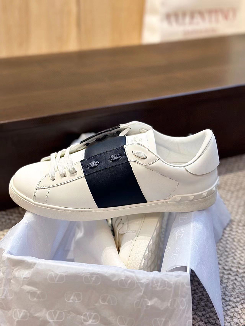 Valentina Calfskin Open Sneaker