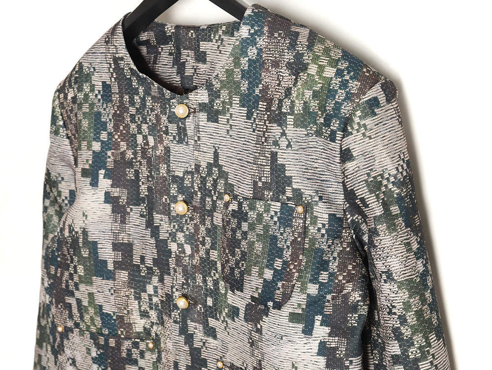 Louis Vuitton 24ss camouflage checkerboard jacket