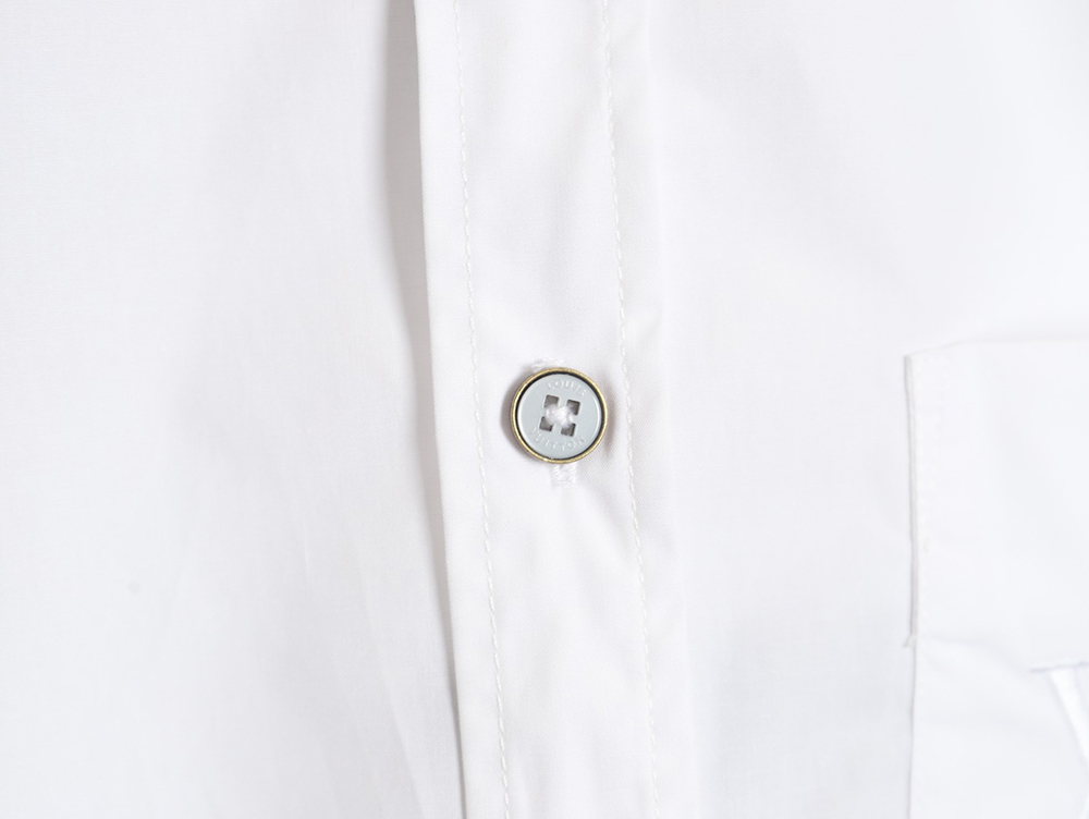 Louis Vuitton new overs embroidered long-sleeved shirt
