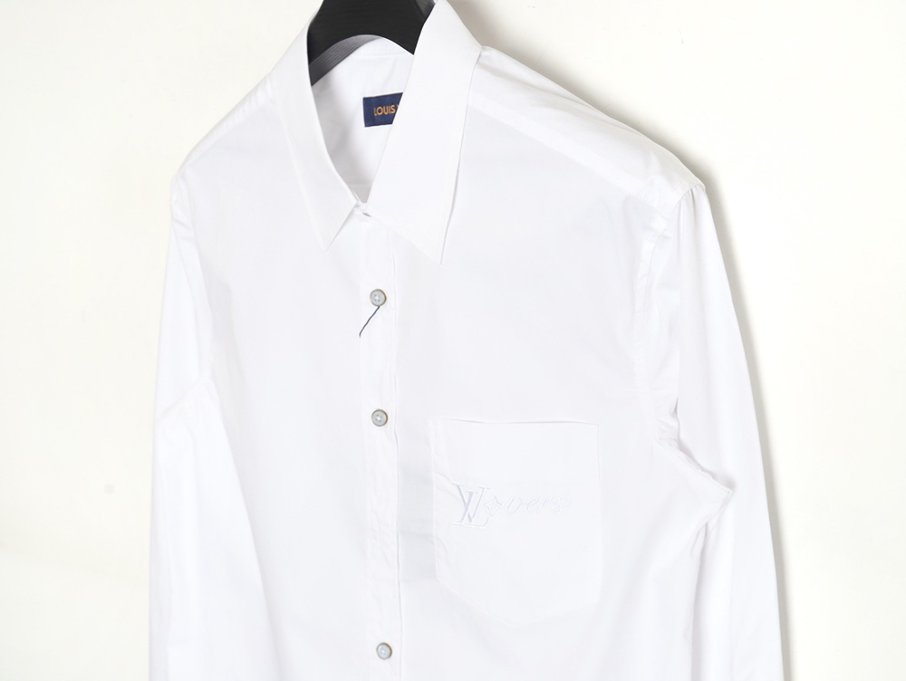 Louis Vuitton new overs embroidered long-sleeved shirt