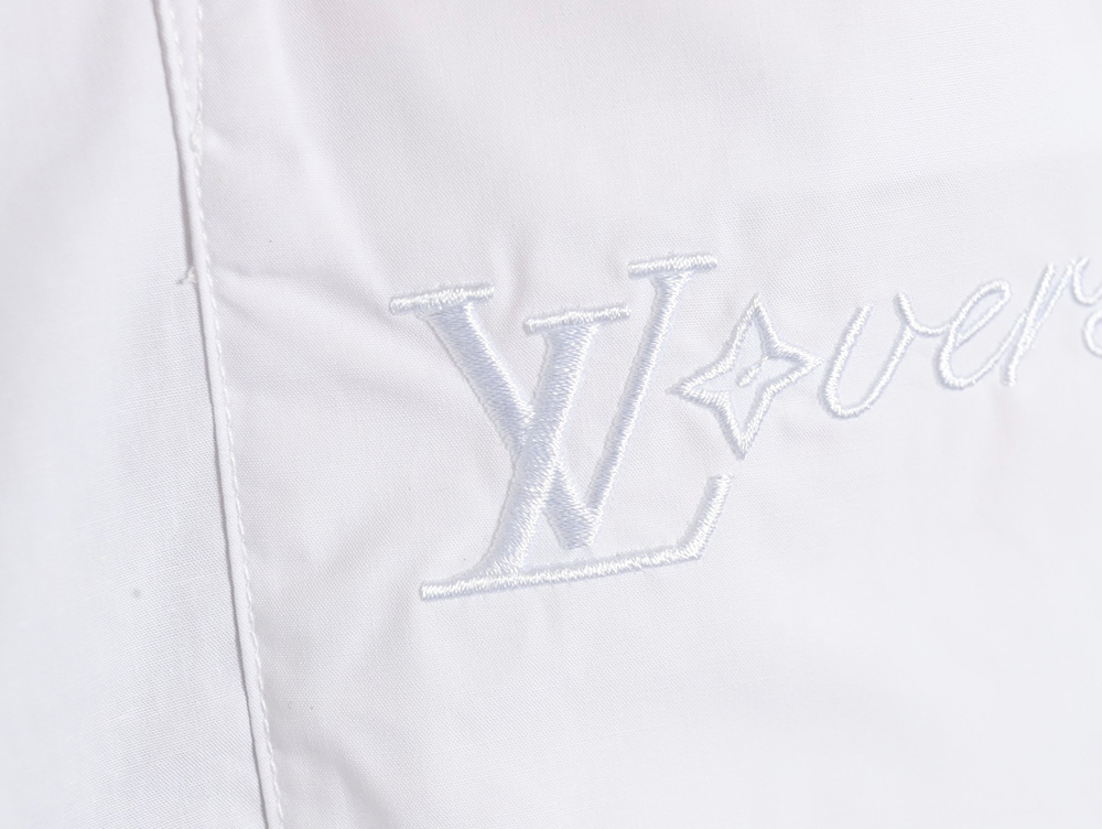 Louis Vuitton new overs embroidered long-sleeved shirt