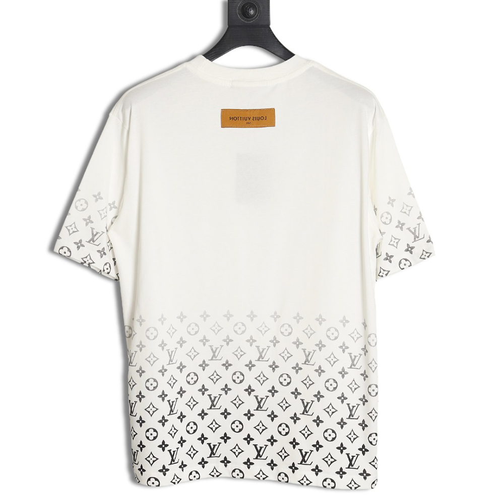 Louis Vuitton Short Sleeve T-Shirt with Gradient Sleeves