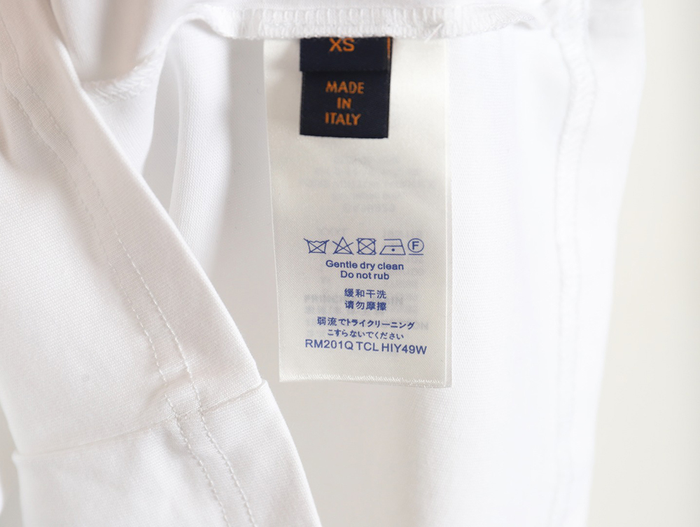 Louis Vuitton Watercolor Graffiti Short Sleeve T-Shirt