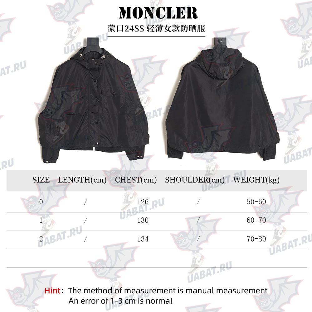 MONCLER 24SS thin women's sun protection clothing