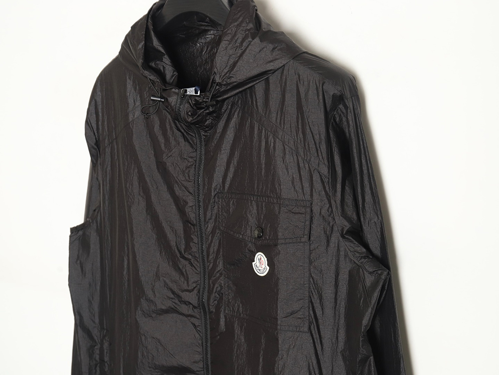 Moncler pocket logo lettering sun protection jacket
