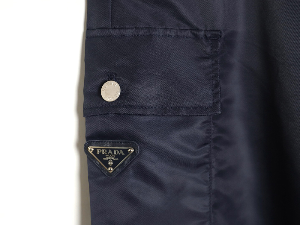Prada New Side Pocket Nylon Trousers