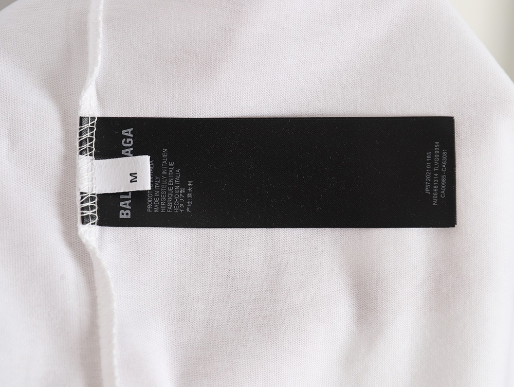 Balenciaga Chest Graffiti LOGO Short Sleeve T-Shirt TSK1