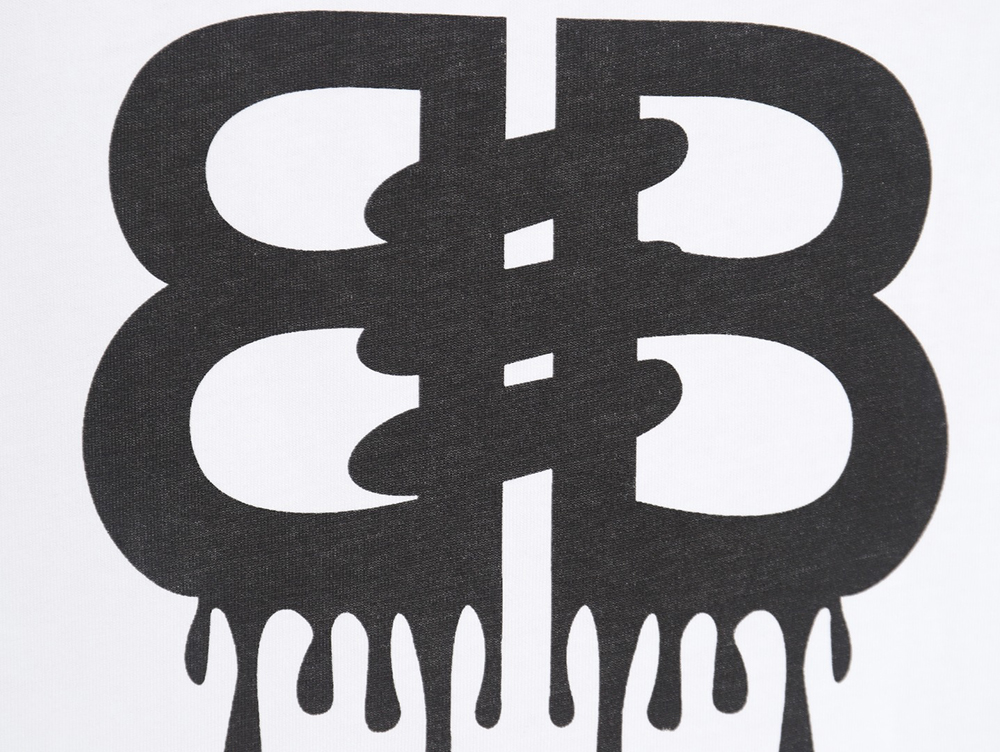 Balenciaga Chest Graffiti LOGO Short Sleeve T-Shirt TSK1