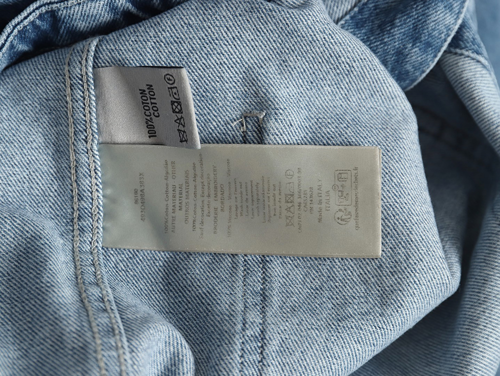 Dior cannage line denim workwear denim jacket