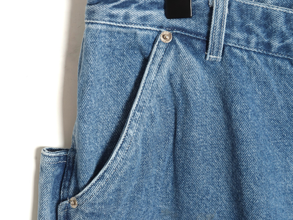 Dior cannage line denim workwear denim shorts