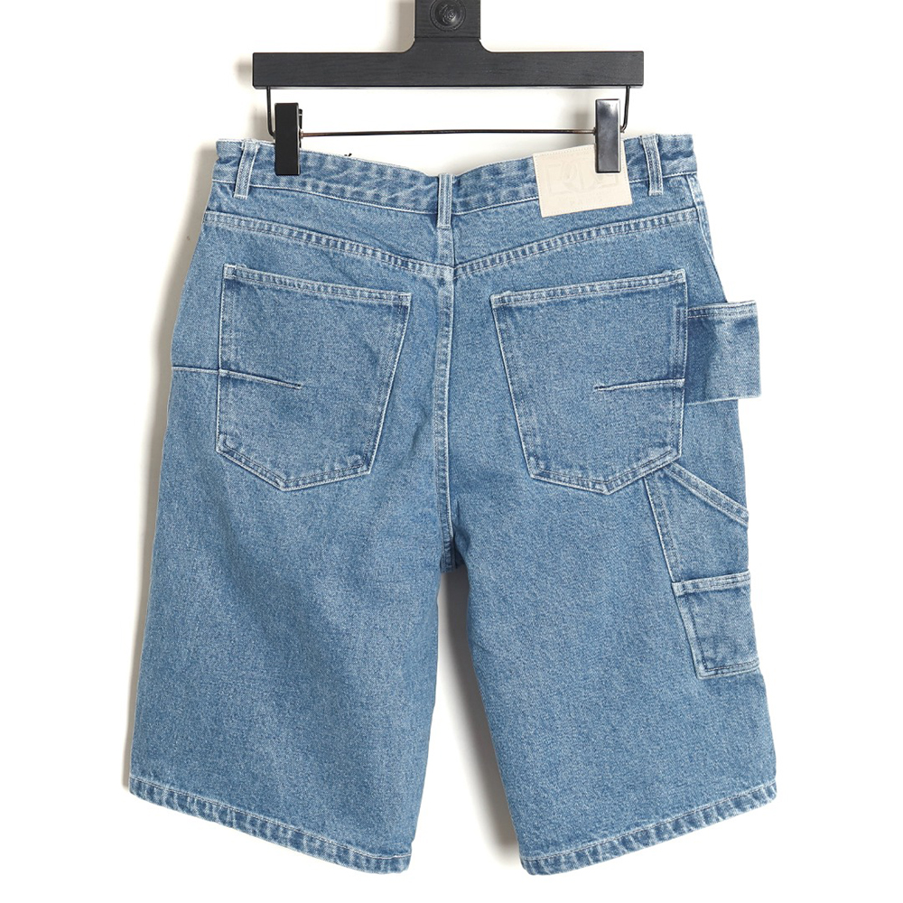 Dior cannage line denim workwear denim shorts