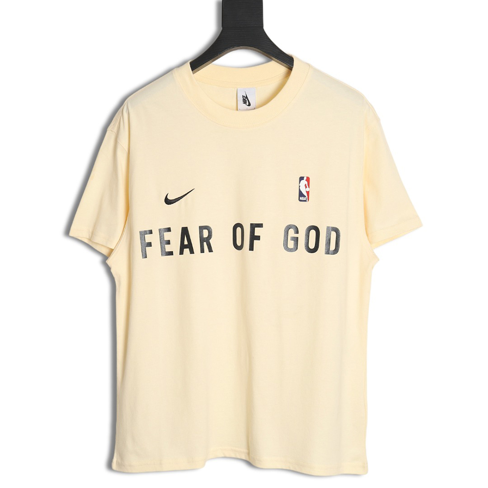 Fear of God NBA Nike three-party joint short sleeve TSK1