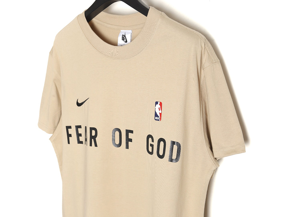 Fear of God NBA Nike three-party joint short sleeve TSK2