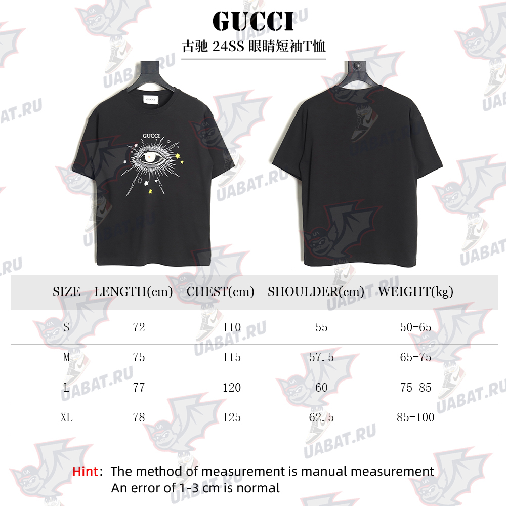 Gucci 24SS Eye Short Sleeve T-Shirt TSK2