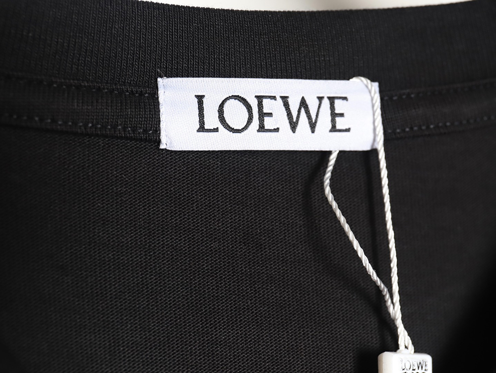Loewe 24SS contrast color four-leaf clover short-sleeved T-shirt TSK2