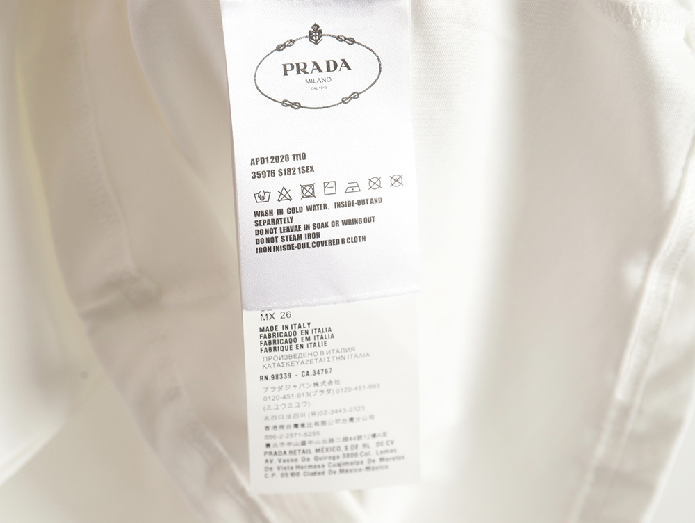 Prada Cartoon Police Dog Short Sleeve T-Shirt TSK1