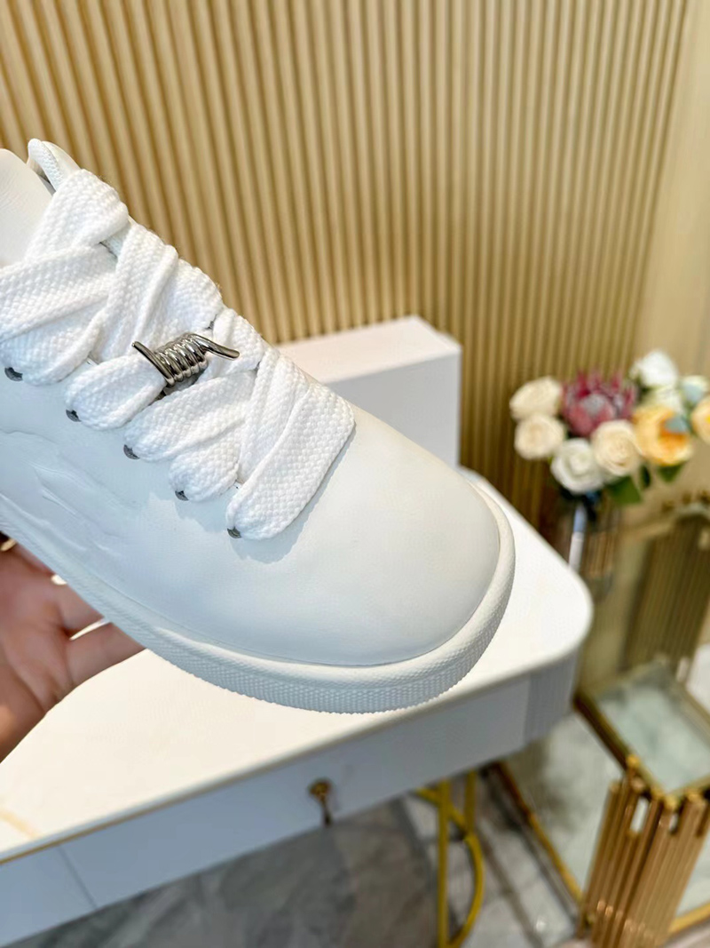 Burberry Leather Box Sneakers White