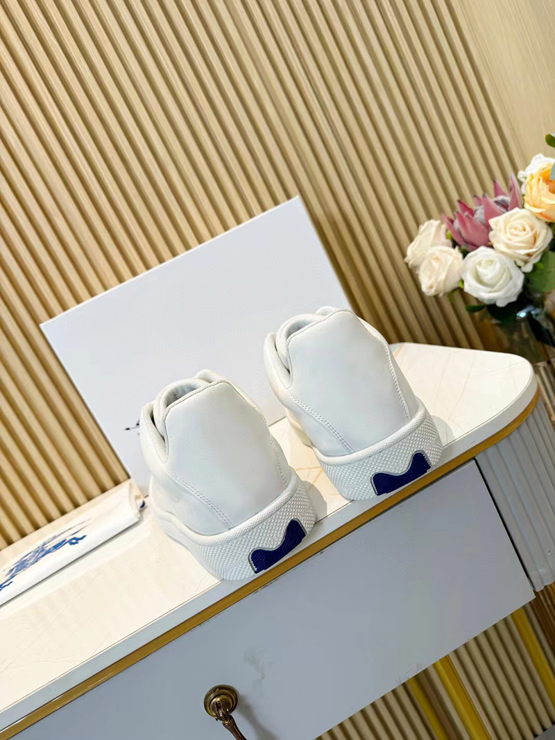 Burberry Leather Box Sneakers White