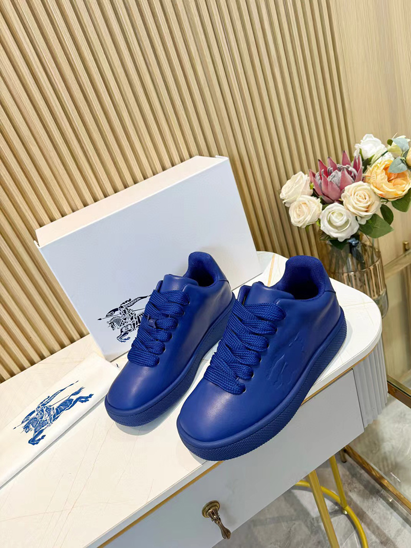 Burberry Leather Box Sneakers BLUE