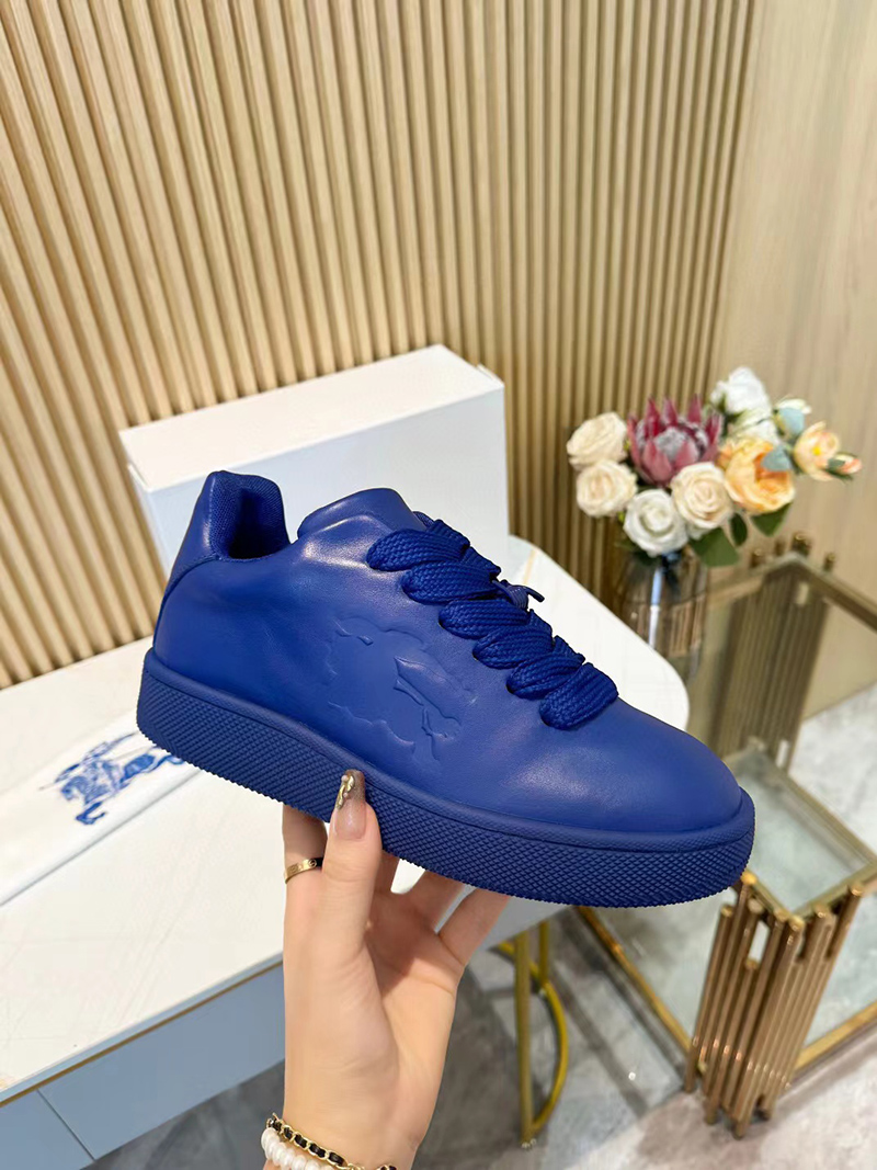 Burberry Leather Box Sneakers BLUE