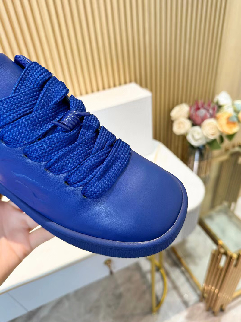 Burberry Leather Box Sneakers BLUE