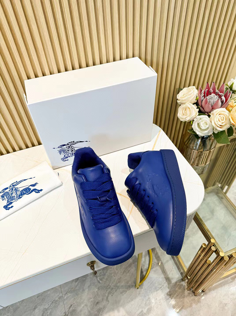 Burberry Leather Box Sneakers BLUE