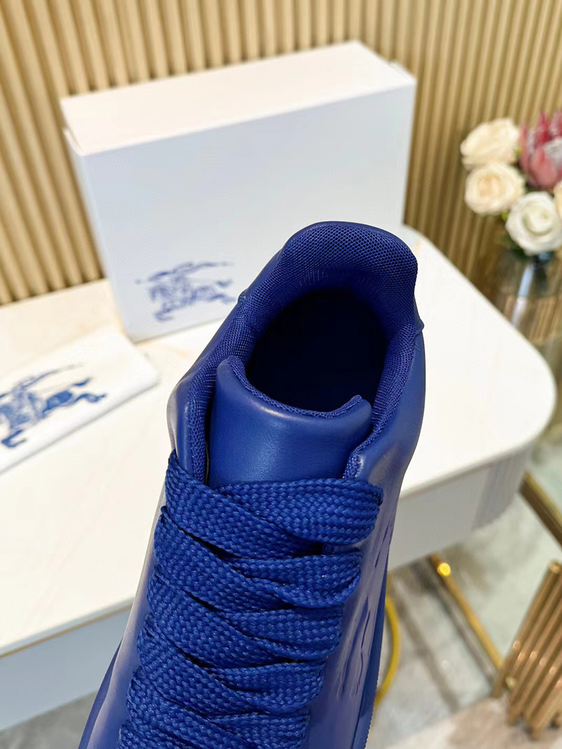 Burberry Leather Box Sneakers BLUE
