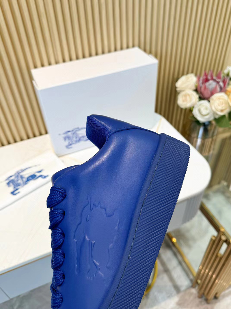Burberry Leather Box Sneakers BLUE