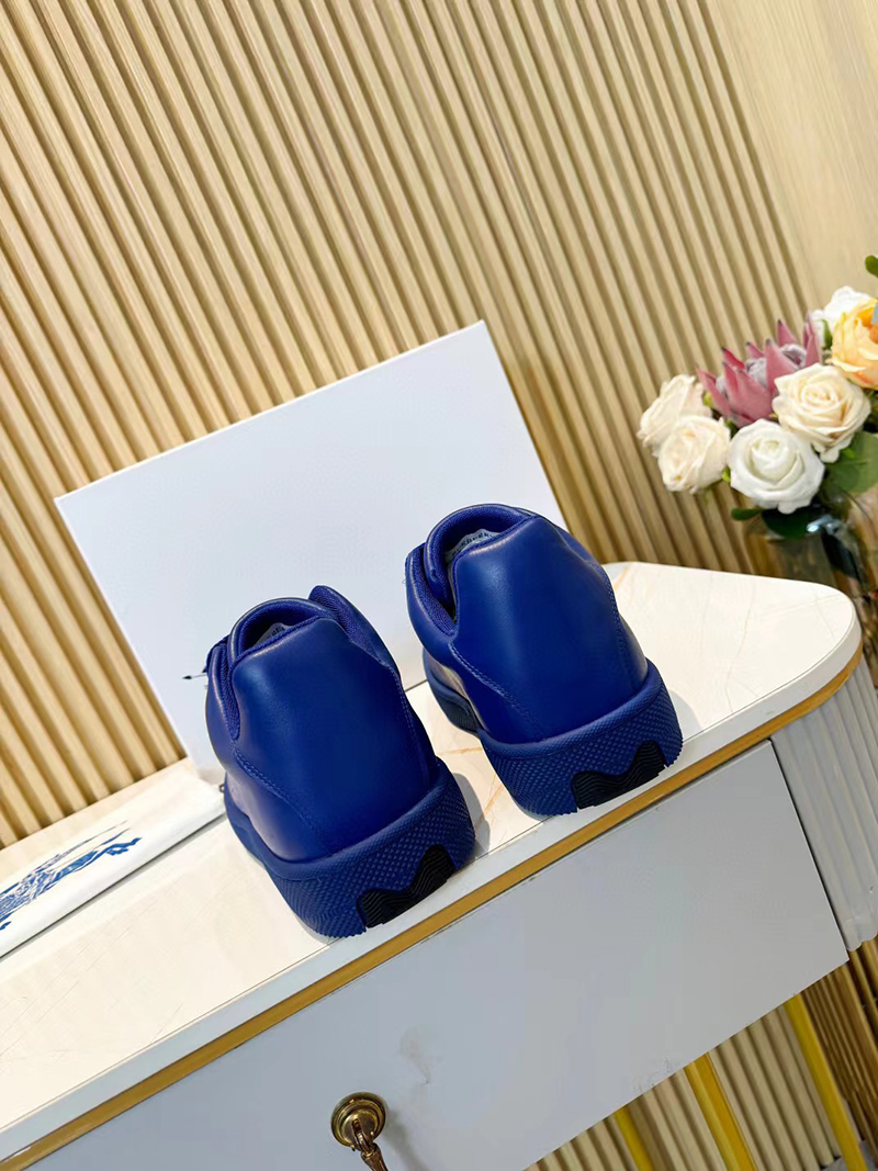 Burberry Leather Box Sneakers BLUE