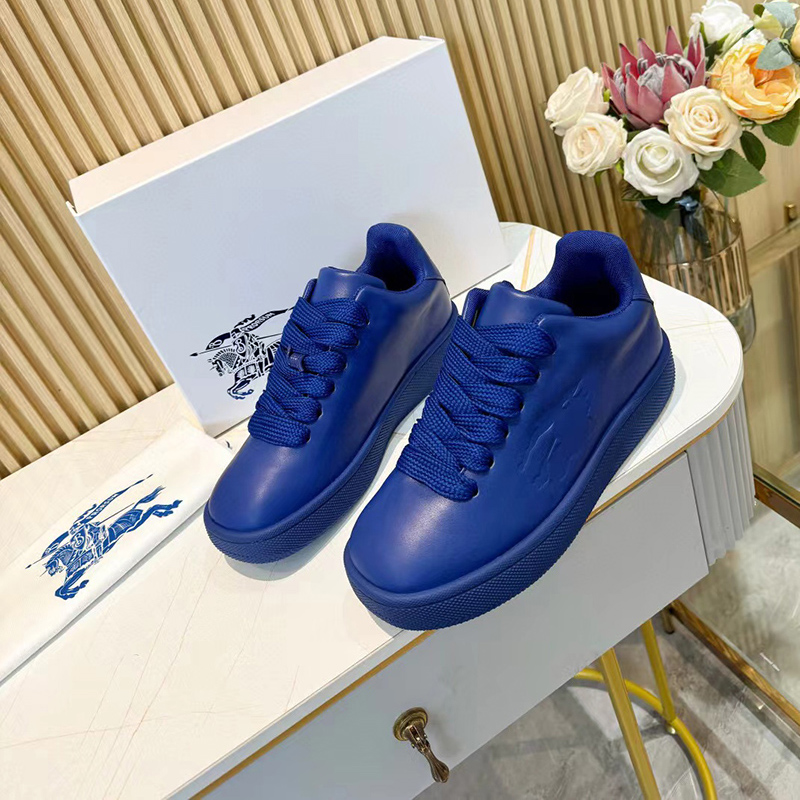 Burberry Leather Box Sneakers BLUE