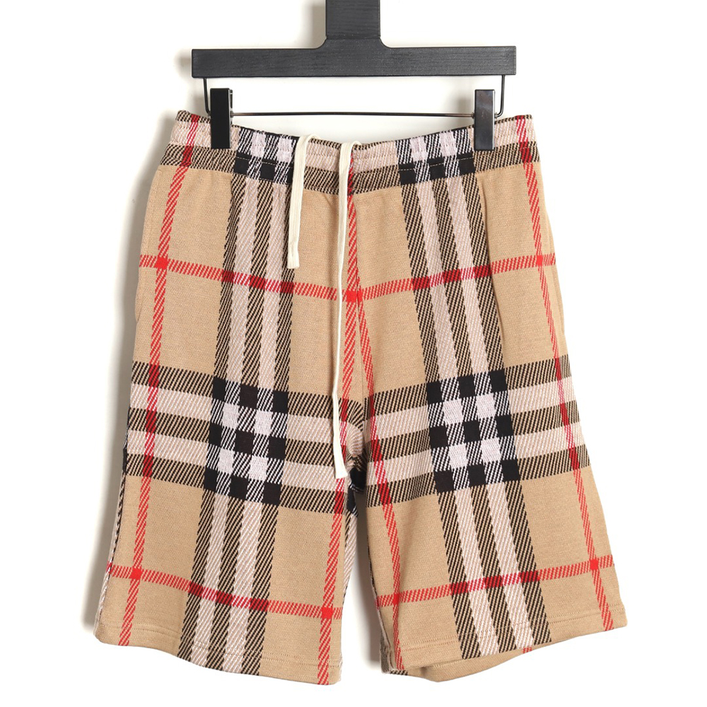 Burberry 24SS check knitted shorts TSK1