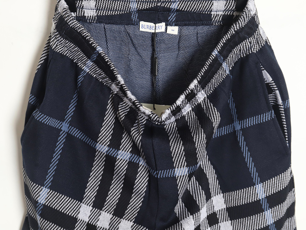Burberry 24SS check knitted shorts TSK2