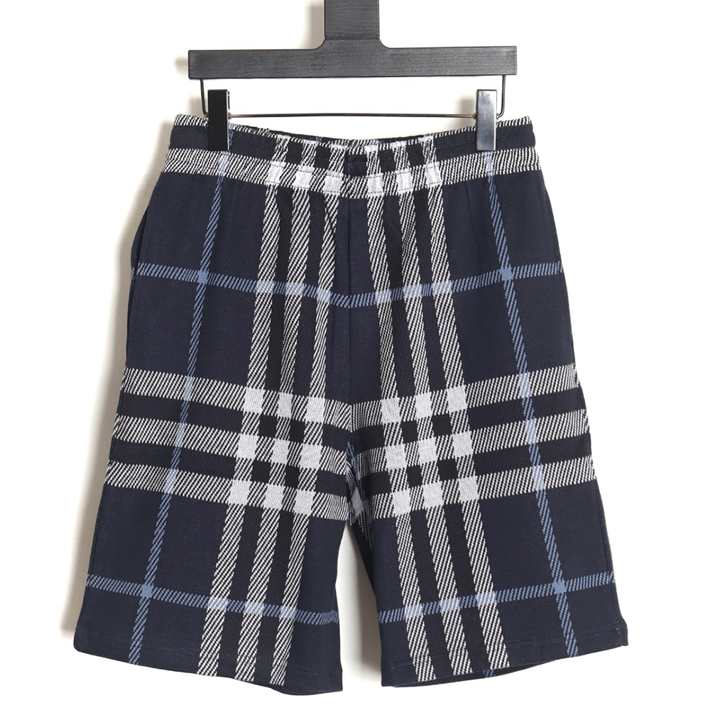 Burberry 24SS check knitted shorts TSK2