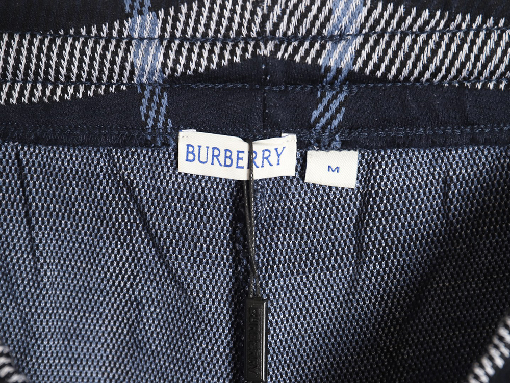 Burberry 24SS check knitted shorts TSK2