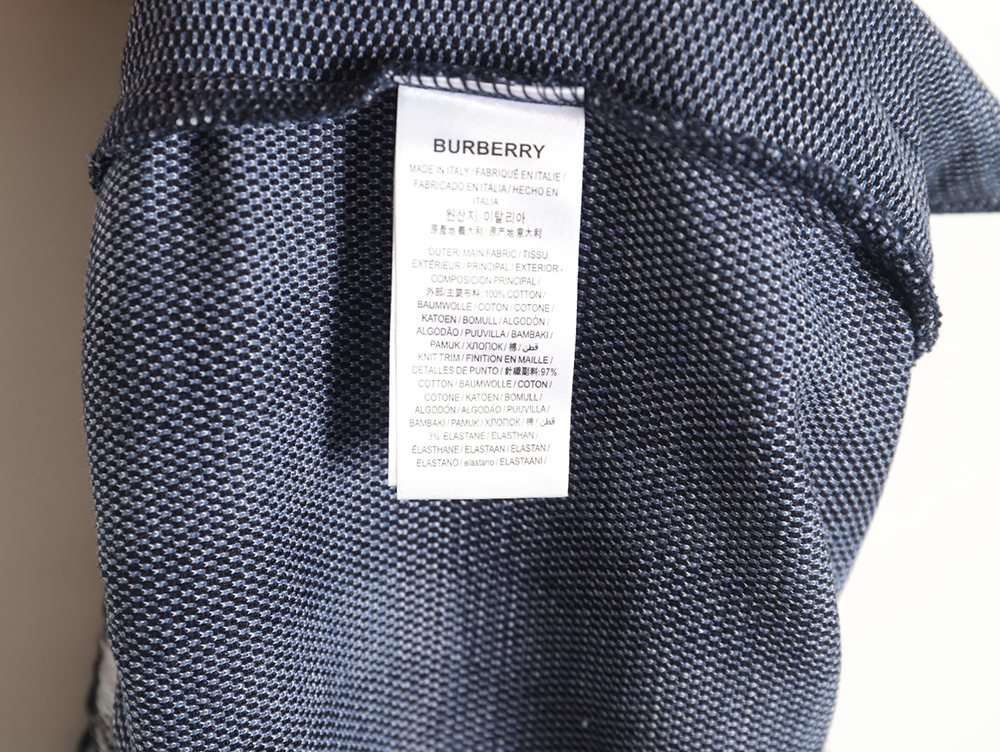 Burberry 24SS check knitted shorts TSK2